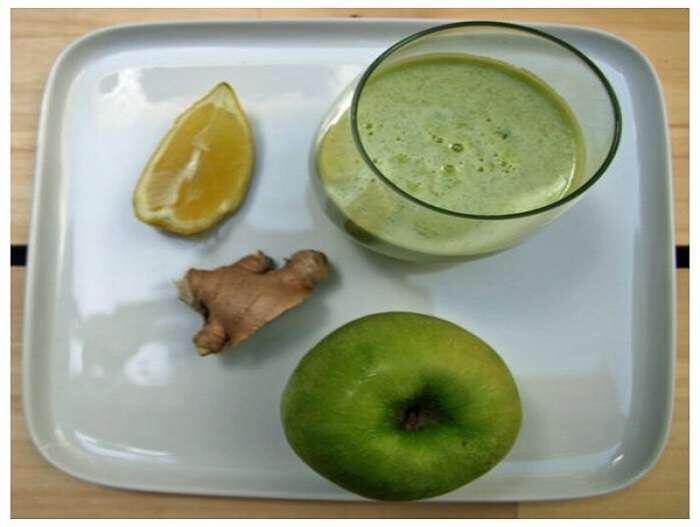 Πράσινο μήλο, λεμόνι και τζίντζερ για ενέργεια και αποτοξίνωση