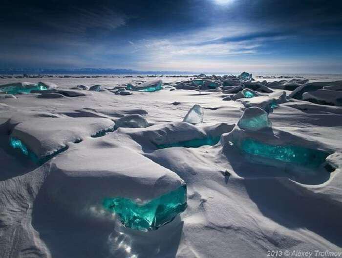 Λίμνη Βαϊκάλη, νότια της ρωσικής περιοχής της Σιβηρίας