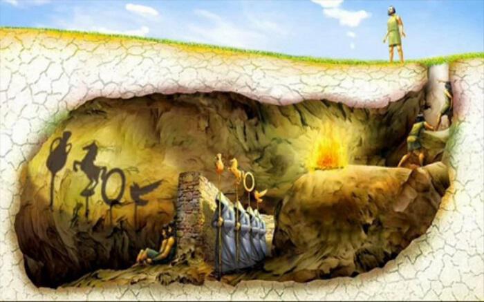 Πλάτων: Ο Μύθος του Σπηλαίου και η ψευδαίσθηση του μάτριξ - Προϊόντα της  Φύσης