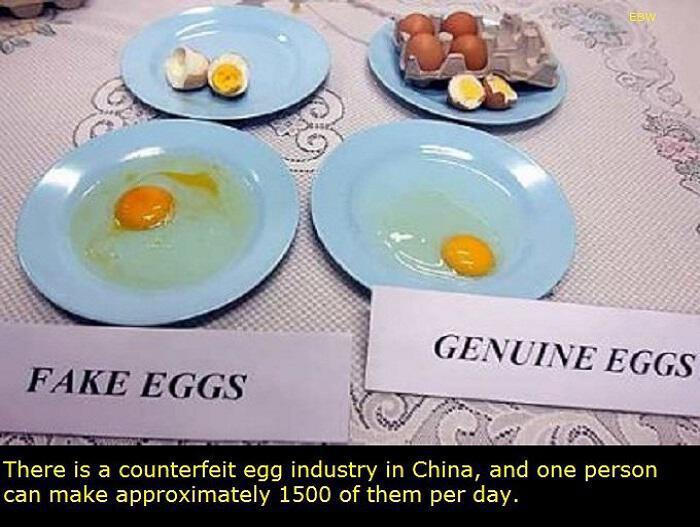 Κινέζικα «αυγά» χημικώς παρασκευασμένα;