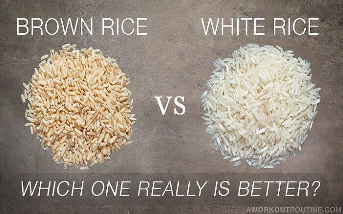 Άσπρο vs καστανό ρύζι για απώλεια βάρους